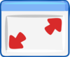 Widening Web Browser Window Clip Art